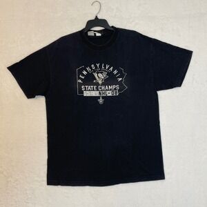 Old Time Sports Pittsburgh Penguins NHL 08 State Champs T Shirt XL